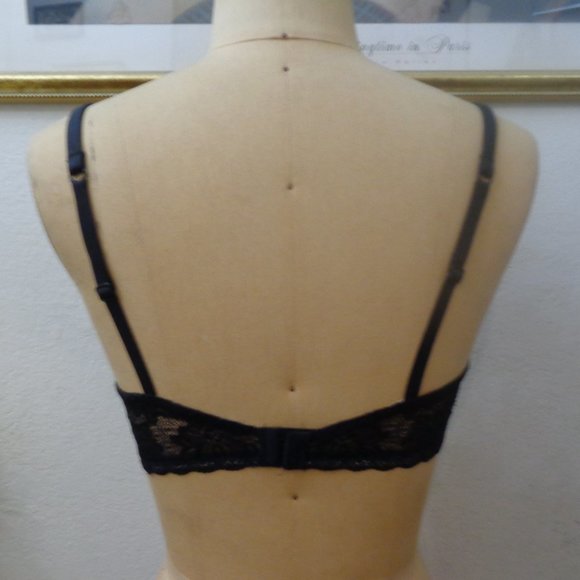 Luleh Black Nylon Bra 34C - Picture 3 of 4